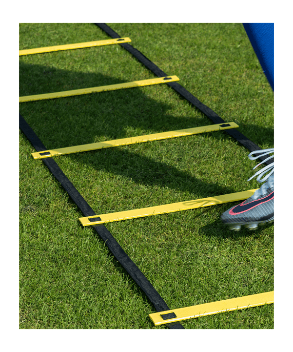 Cawila CORE Koordinationsleiter 8m inkl. Tasche | variable Sprossen - gelb