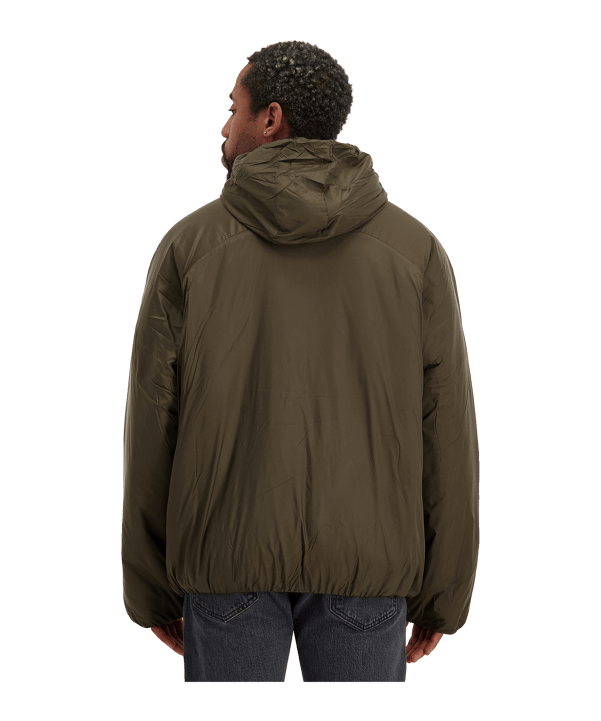 Sean John Logo Round Padded Jacke Braun - braun