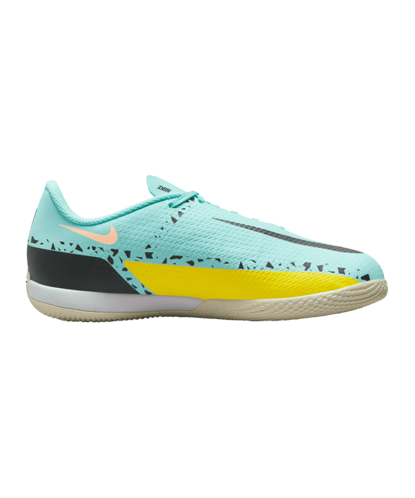 Nike Jr Phantom GT2 Academy IC Halle Kids Lucent Türkis Gelb F407 - tuerkis
