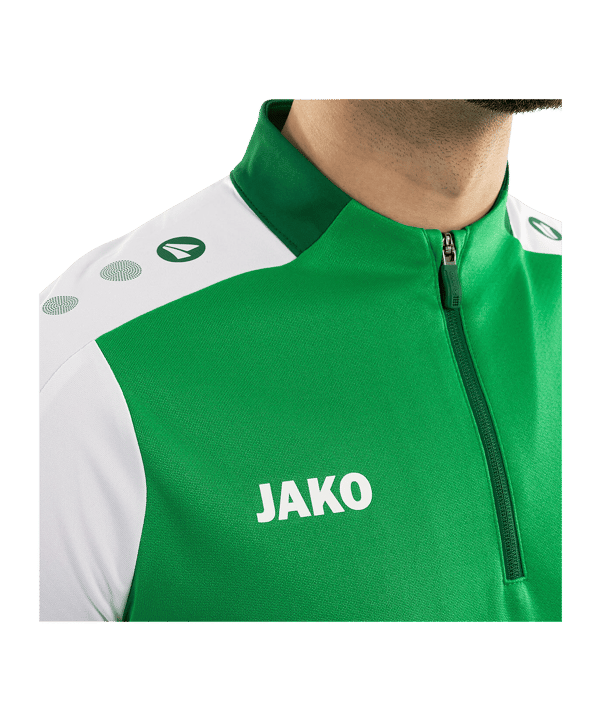 JAKO Dynamic Ziptop Sweatshirt Grün F204 - gruen