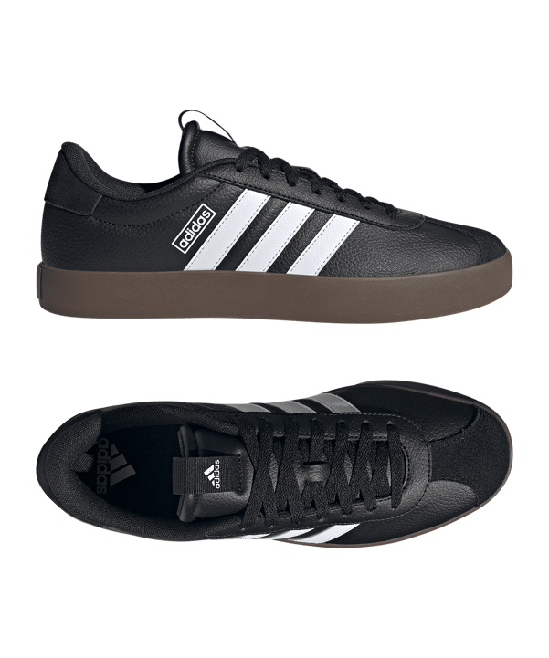adidas VL Court 3.0 Schwarz - schwarz