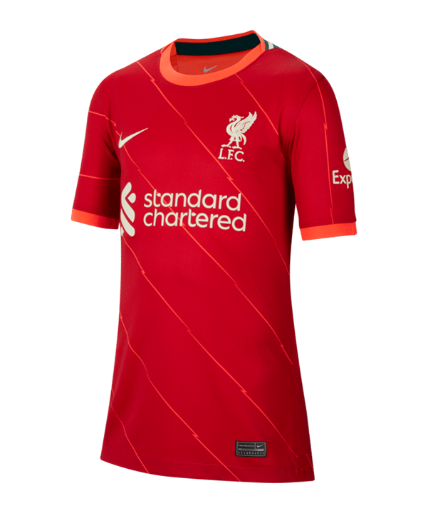 Nike FC Liverpool Trikot Home 21/22 Kids F688 - rot