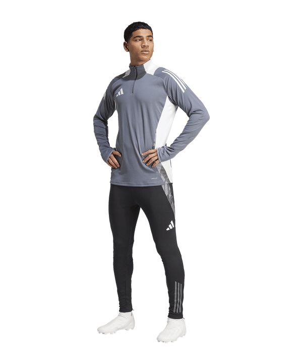 adidas Tiro 24 Competition Trainingstop Grau Weiss - grau