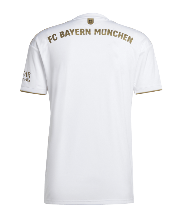 adidas FC Bayern München Trikot Away 2022/2023 Weiss - weiss