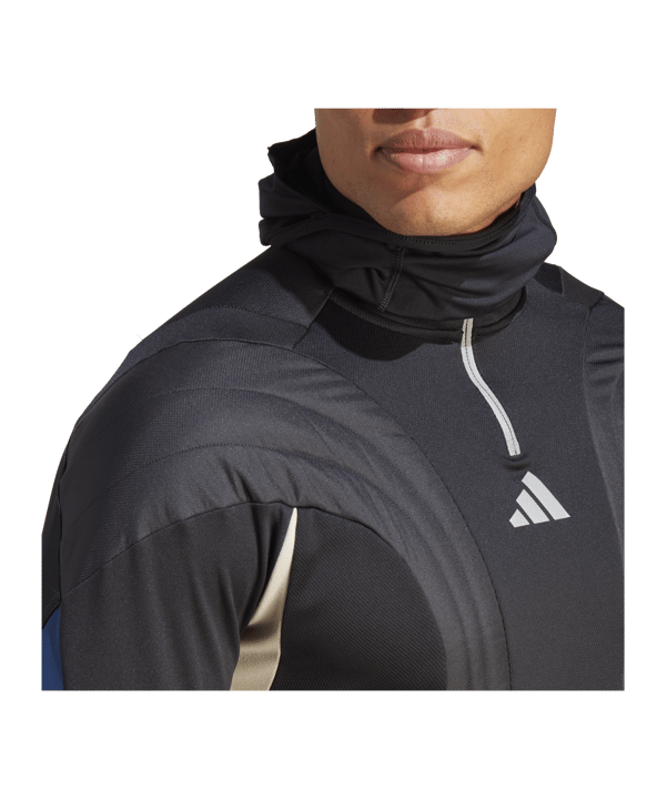 adidas Tiro 23 Competition Trainingstop Winter Schwarz Beige - schwarz