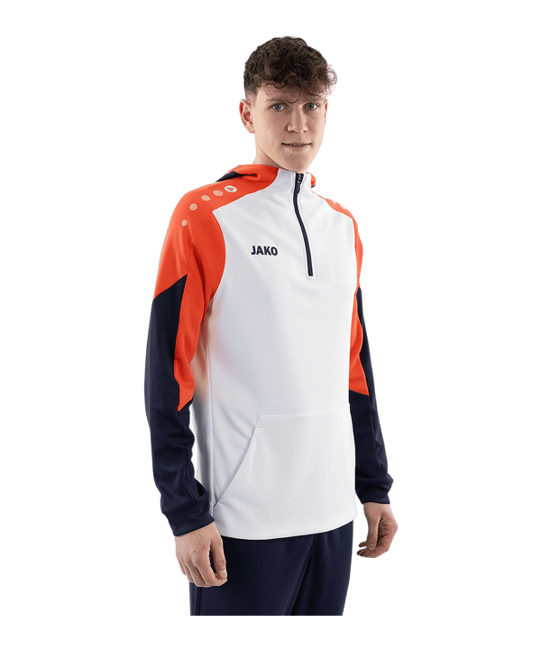 JAKO Dynamic Kapuzenjacke Weiß F026 - weiss