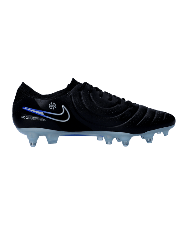 Nike Tiempo Legend X Elite SG AC Shadow Schwarz Silber Blau F040 - schwarz