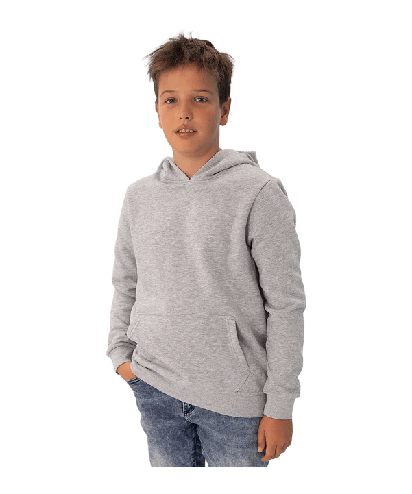 JAKO Organic Hoody Kids Grau F520 - grau