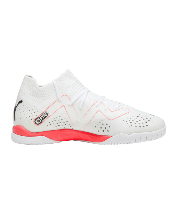PUMA FUTURE Match+ Mid IT Halle Breakthrough Jr Kids Weiss Rot Schwarz F01 - weiss