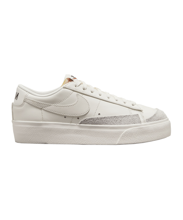 Nike Blazer Low Platform Damen Weiss Grau F105 - weiss