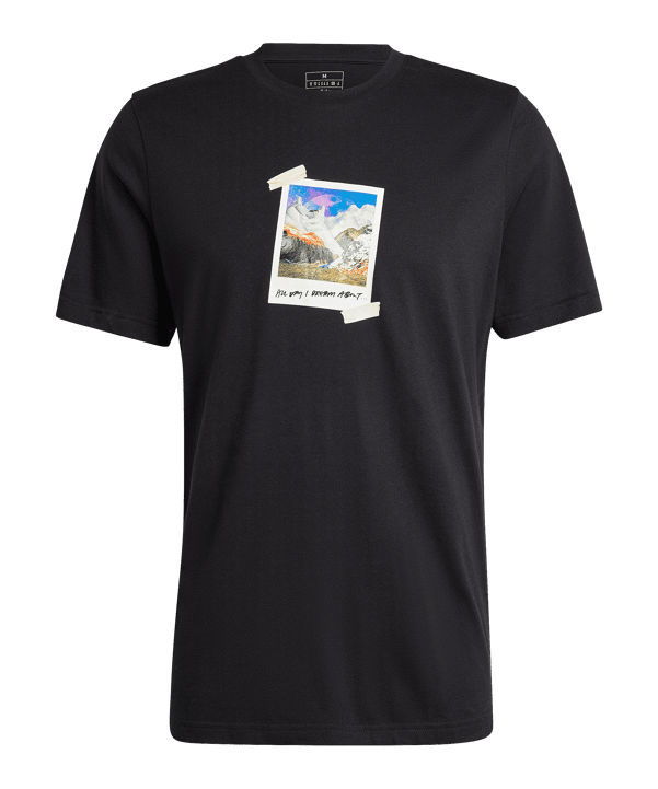 adidas All Day T-Shirt Schwarz - schwarz