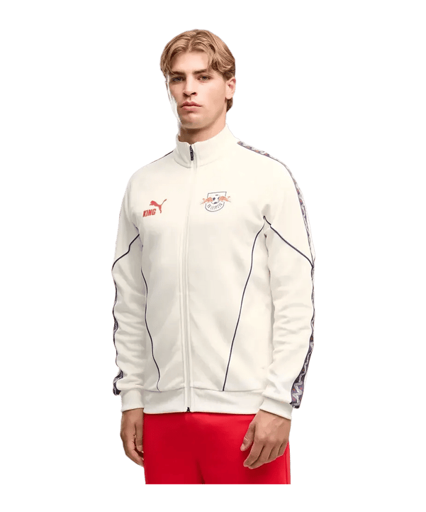 PUMA RB Leipzig KING Anthem Giacca Bianco C08 - bianco
