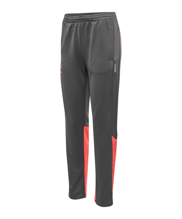 Hummel hmlONGRID Trainingshose Damen Grau Orange F2173 - grau