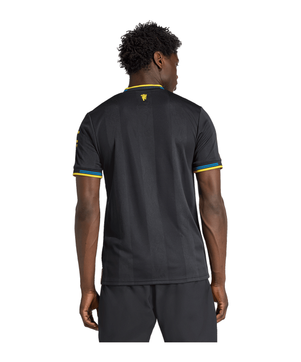 adidas Manchester United Authentic Trikot 3rd 2025/2026 Schwarz - schwarz