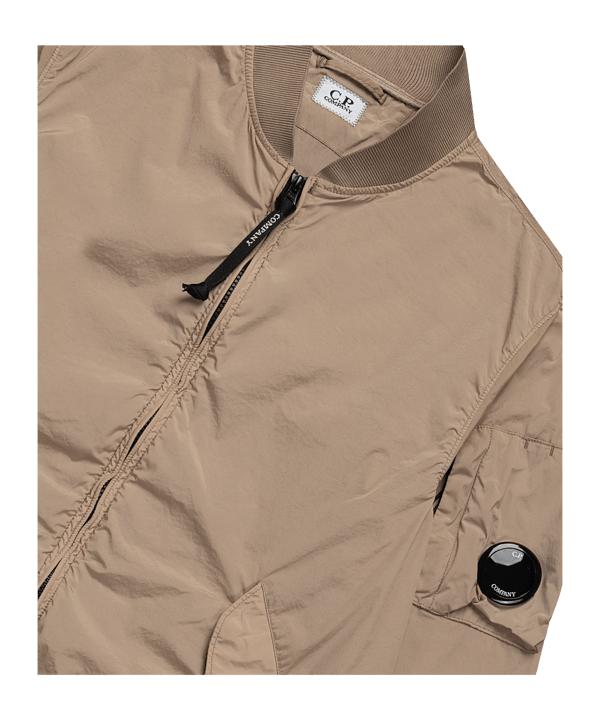 C.P. Company Nycra Bomber Jacket Beige - beige