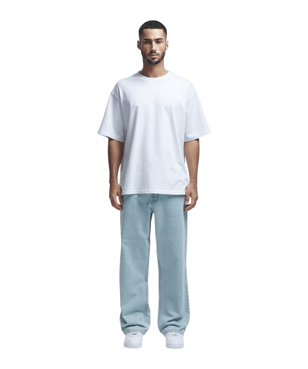 2Y Studios Adrik Basic Baggy Jeans Hose Blau - blau