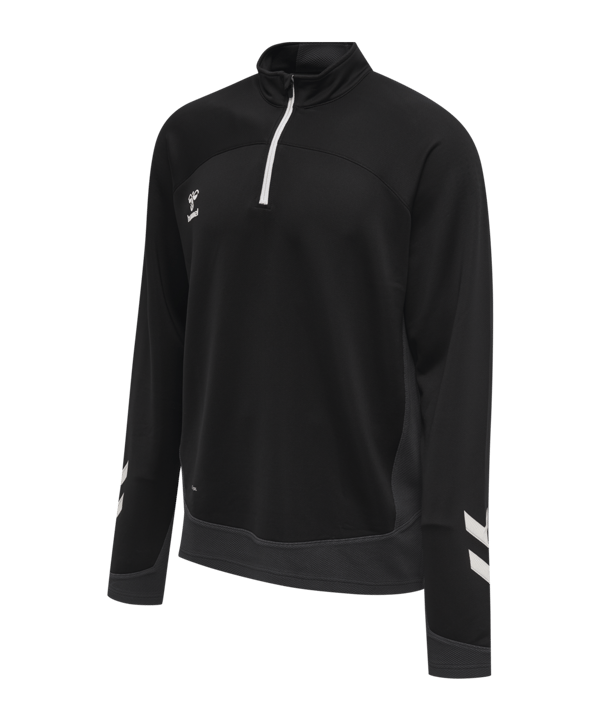 Hummel hmlLEAD HalfZip Sweatshirt Schwarz F2001 - schwarz