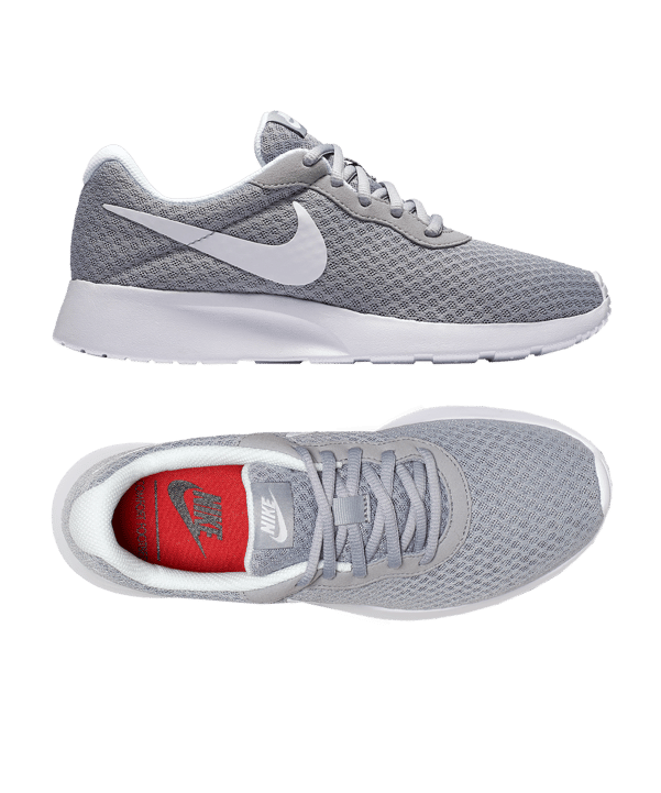 Nike Tanjun Sneaker Damen Grau Weiss F010 - grau