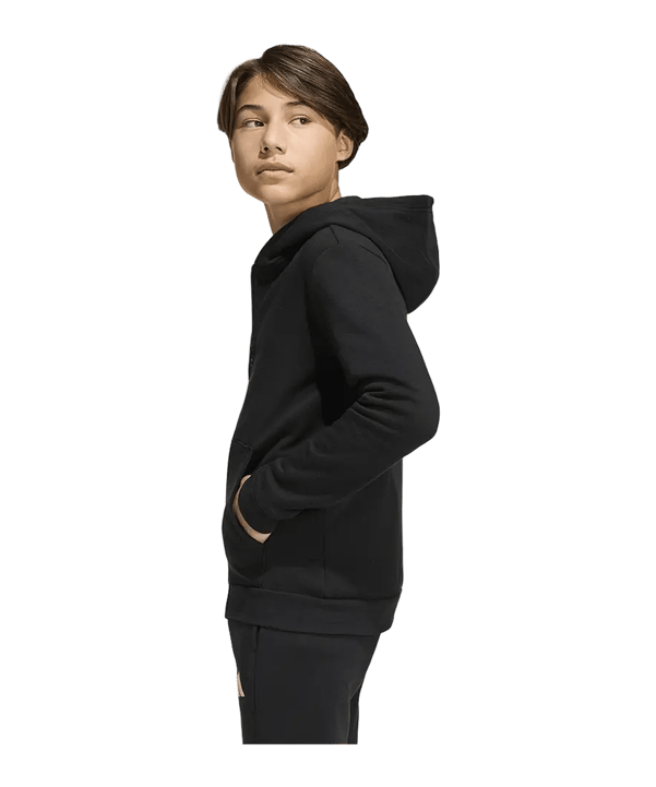 adidas Entrada 26 Kapuzenjacke Kids Schwarz - schwarz
