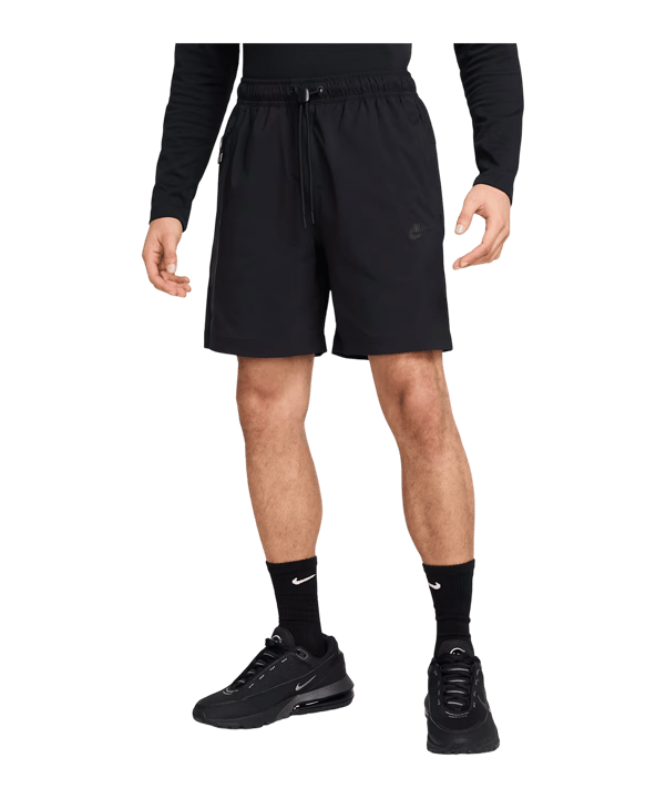 Nike Tech Sweatshort Schwarz F010 - schwarz