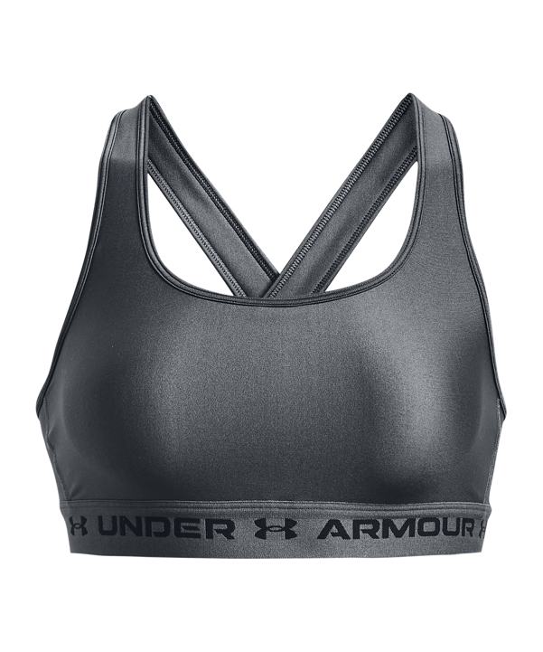 Under Armour Crossback Mid Reggiseno sportivo Donna Grigio C012 - grigio