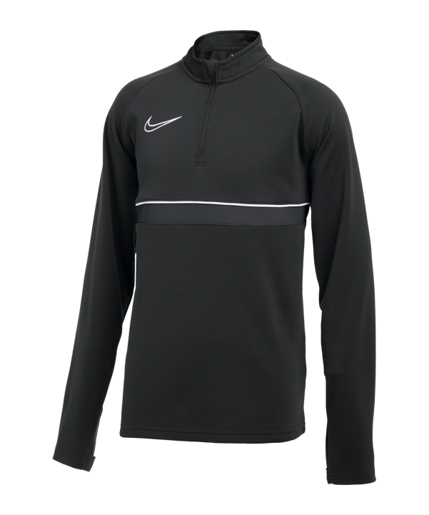 Nike Academy Drill Top Kids Schwarz Weiss F014 - schwarz