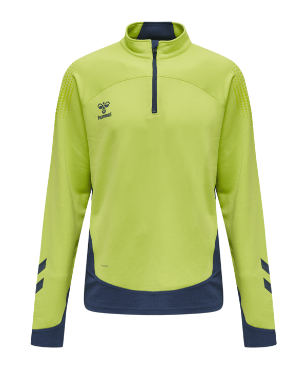 Hummel hmlLEAD HalfZip Sweatshirt Grün F6242 - gruen