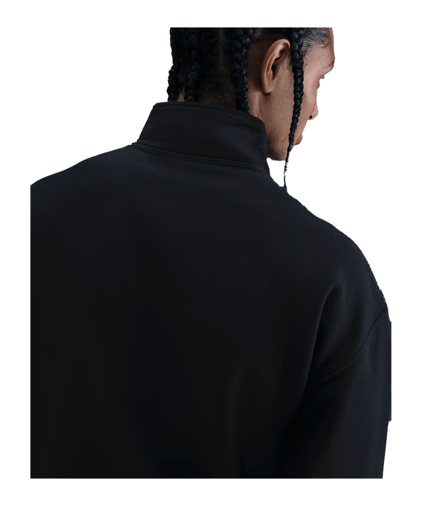 Nike Solo Swoosh Sweatshirt Schwarz F010 - schwarz