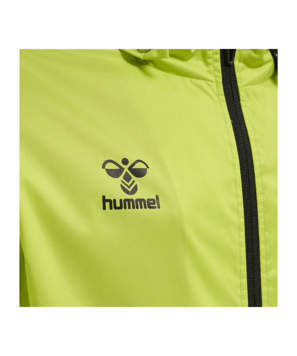 Hummel hmlCORE XK Spray Jacke Kids Grün F5045 - gruen