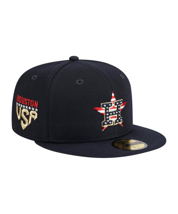 New Era Houston Astros 4th July 59Fifty Cap Blau - blau