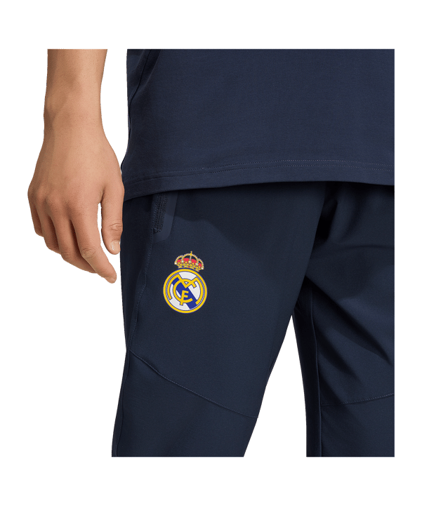 adidas Real Madrid Tiro Travel Manguera Blu - blu
