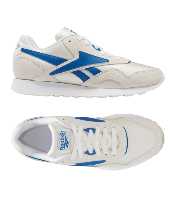 Reebok Nylon Plus 1994 Beige Weiss Blau - beige