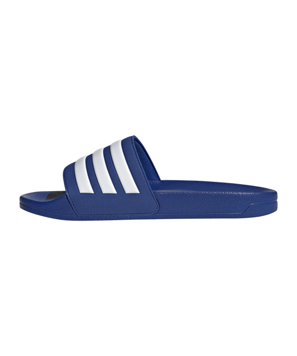 adidas Cloudfoam Adilette Shower Blau Weiss - blau