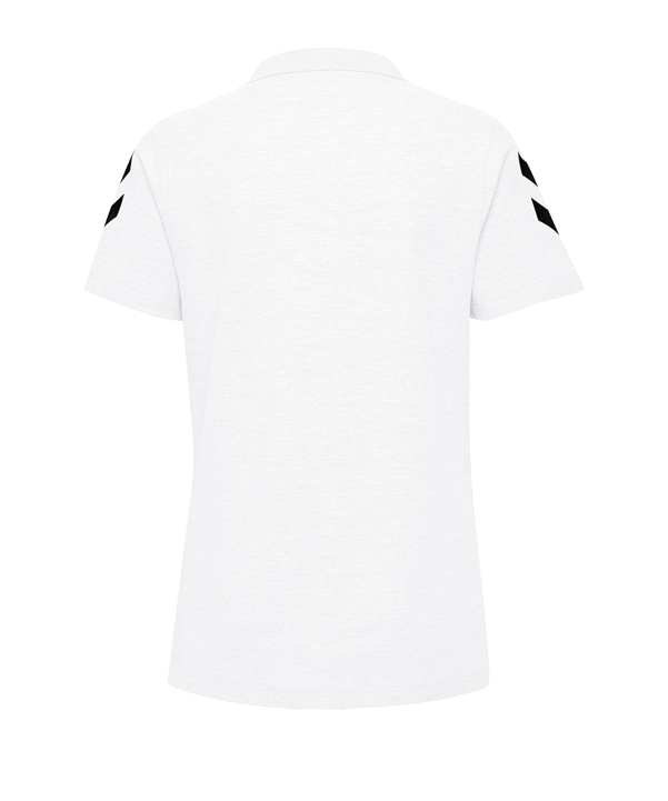 Hummel Cotton Poloshirt Damen Weiss F9001 - weiss