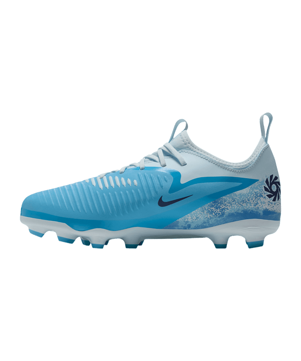 Nike Phantom 6 Low Academy MG Haaland Kids Blau F401 - blau