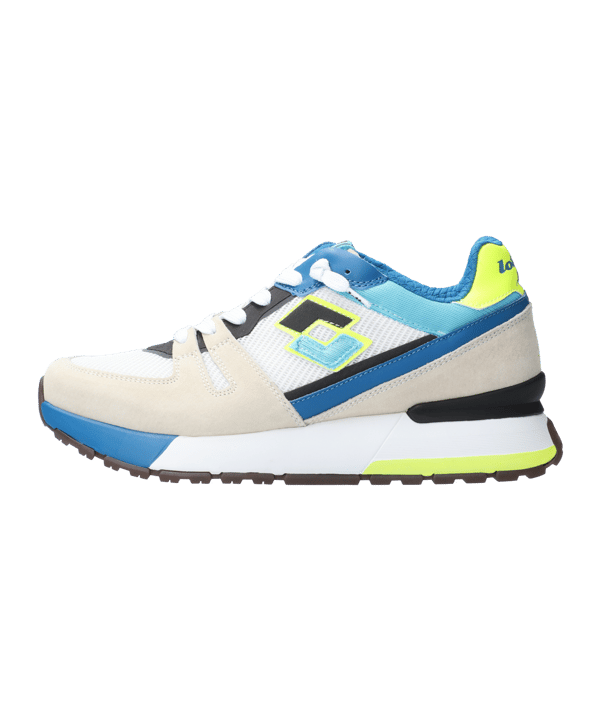 Lotto Tokyo Shibuya Block Weiss Braun Blau F7SC - weiss