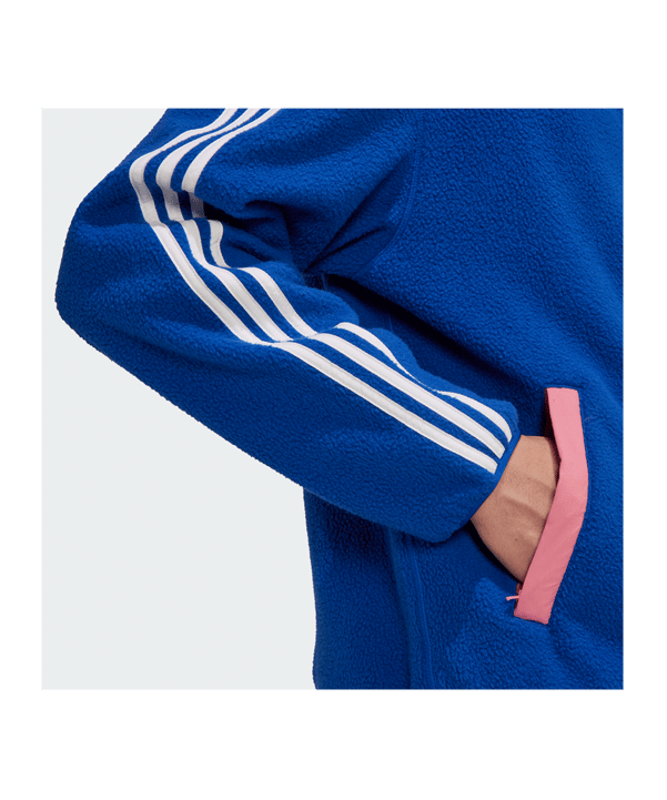 adidas Juventus Turin Fleece Jacke Blau - blau