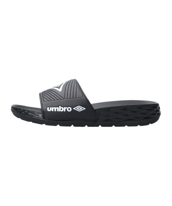 Umbro Equipe Sandal Badelatsche Schwarz Weiss F90 - schwarz