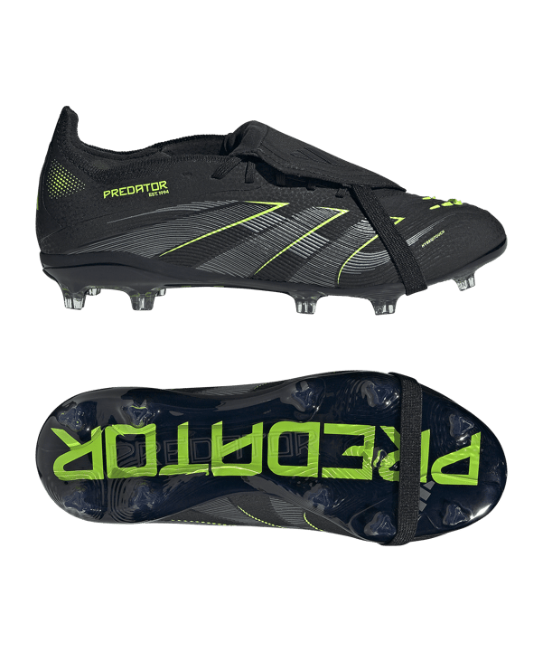 adidas Predator Elite FT FG Electric Stealth Kids Schwarz - schwarz