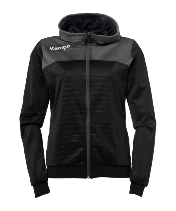 Kempa Emotion 2.0 Kapuzenjacke Damen Schwarz F01 - schwarz