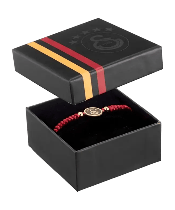 Galatasaray Istanbul 5 Sterne Bronze Armband Rood - rood
