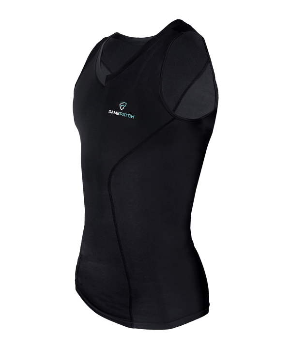 Gamepatch Compressishirt Hemd Schwarz - schwarz