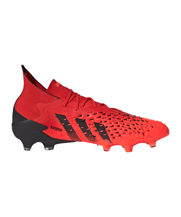 adidas Predator FREAK.1 FG Meteorite Rot Schwarz - rot