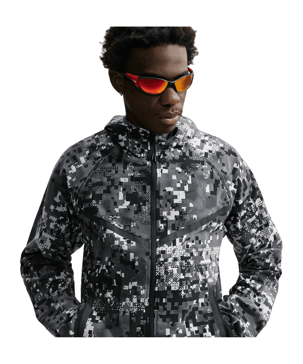 Nike Tech Woven Windrunner Giacca Grigio C077 - grigio