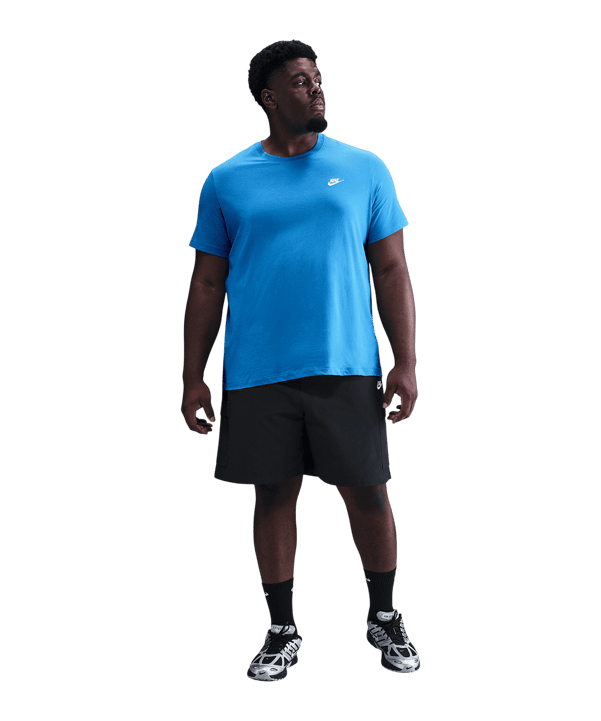 Nike Sportswear Club T-Shirt Blau F435 - blau