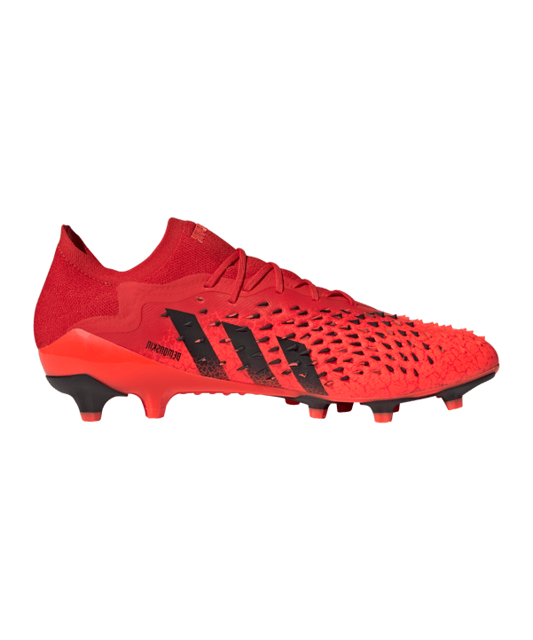 adidas Predator FREAK.1 L AG Meteorite Rot Schwarz - rot