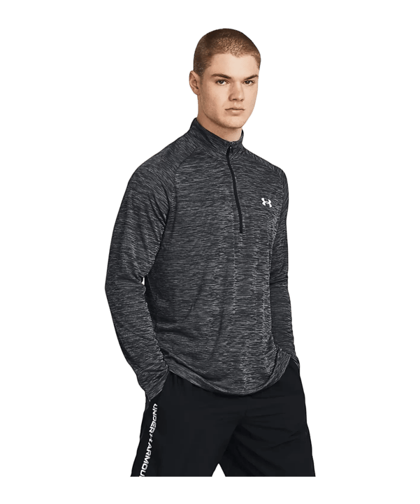 Under Armour Tech Textured 1/2 Zip Top Schwarz F001