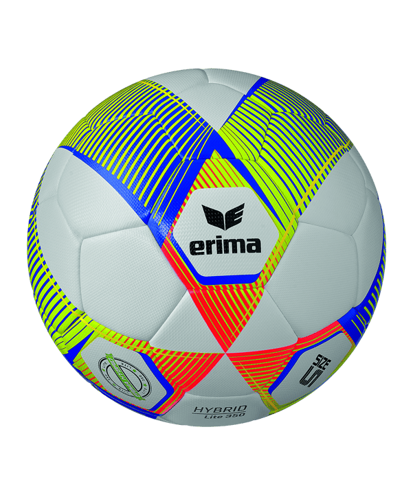 Erima Hybrid Lite 350g Trainingsball Blau Rot - blau