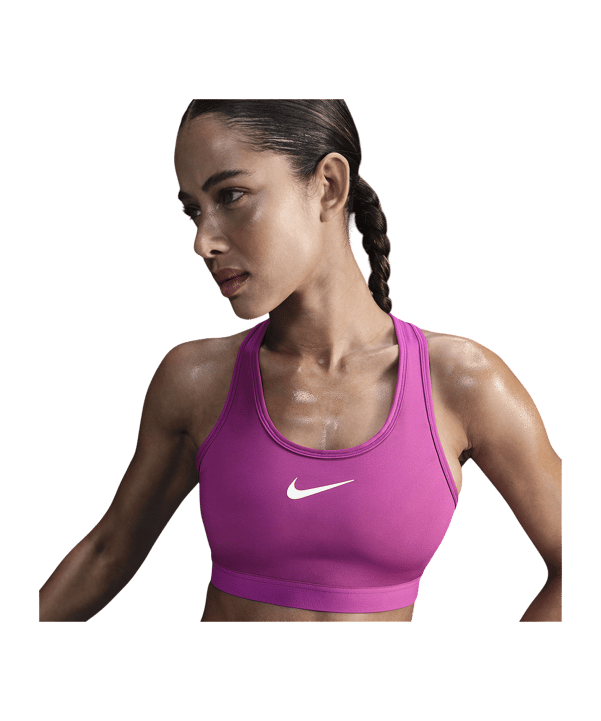 Nike Swoosh Sport-BH Damen Lila F518 - lila