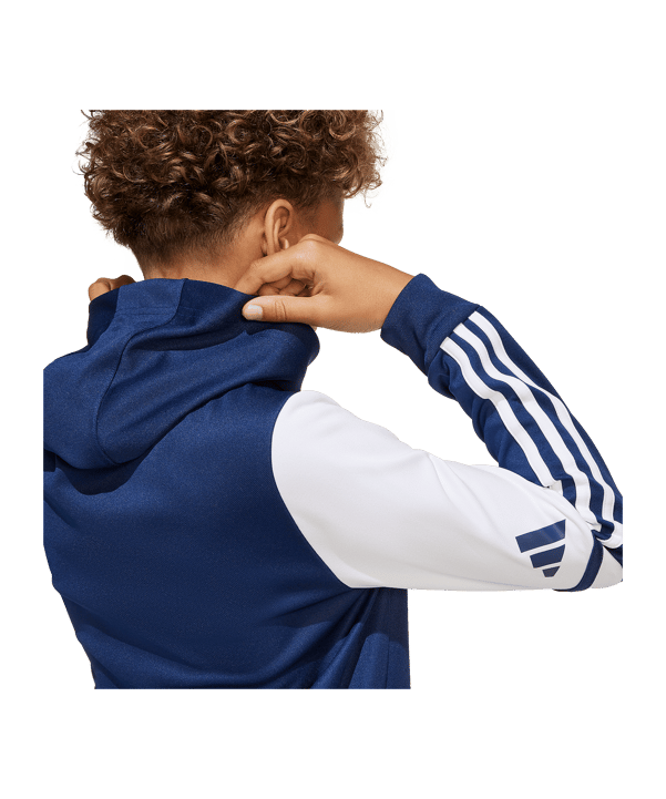 adidas Squadra 25 Kapuzenjacke Kids Blau - blau